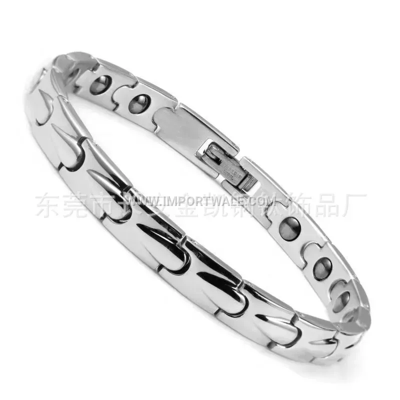 Teardrop Link Titanium Steel Magnetic Bio Bracelet