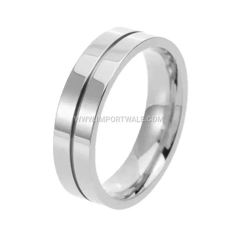 Minimalist Gold Plated Stainless Steel Wedding Band