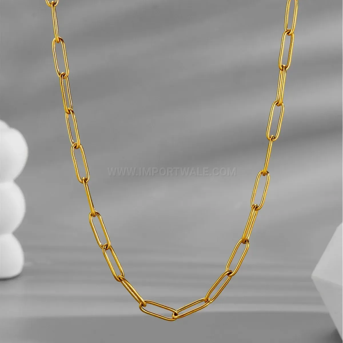 Stylish Minimalist Stainless Steel Cross Chain Necklace with Floral Pendant