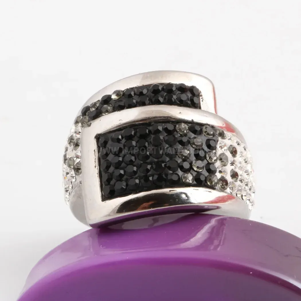 Double Layer Wide Statement Stainless Steel Ring 18mm