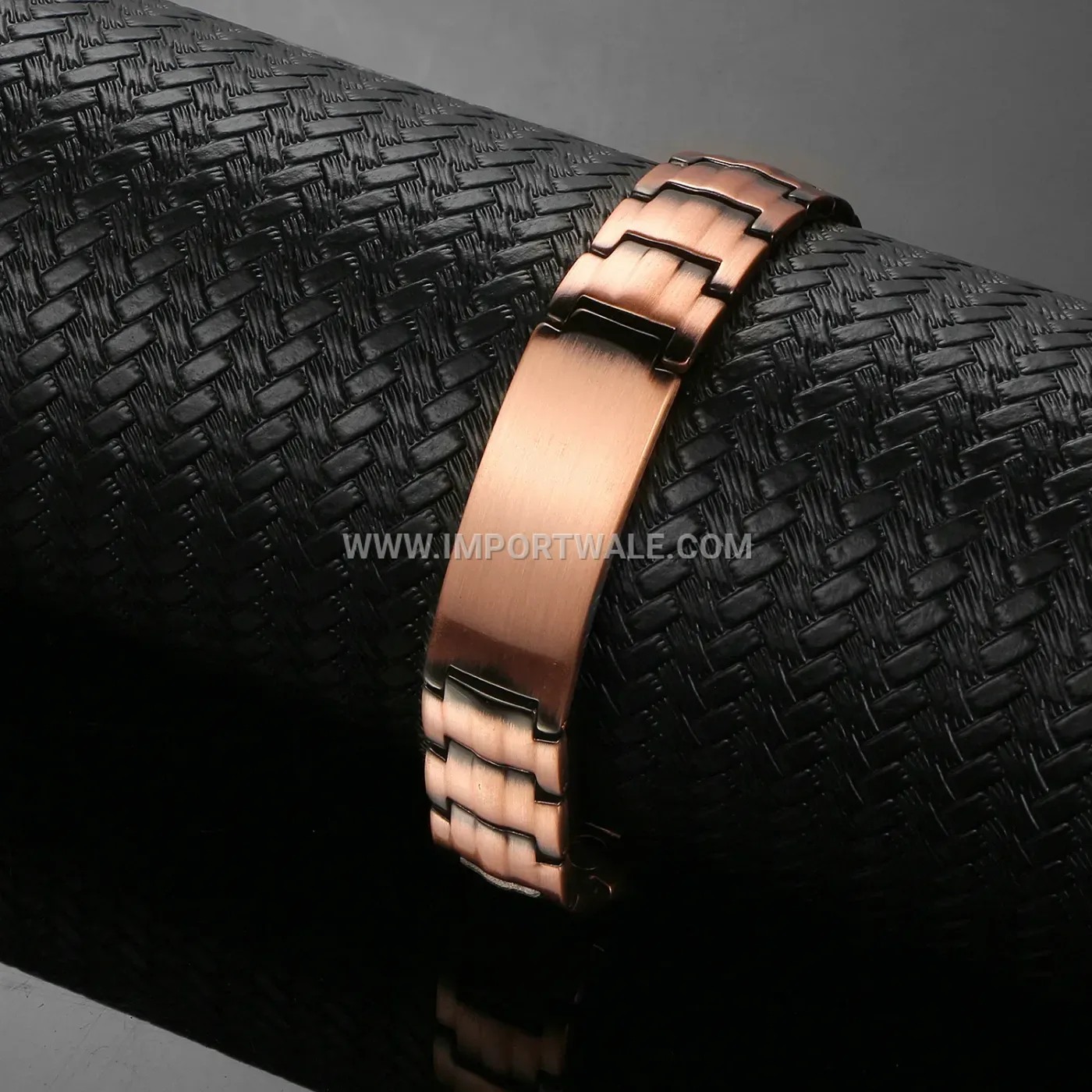 Vintage Red Copper Magnetic Health Energy Chain Bracelet