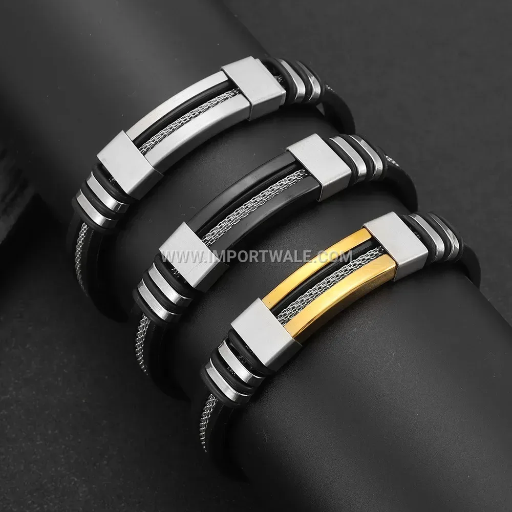 Bohemian Rhinestone Multi Layer Leather Wrap Bracelet