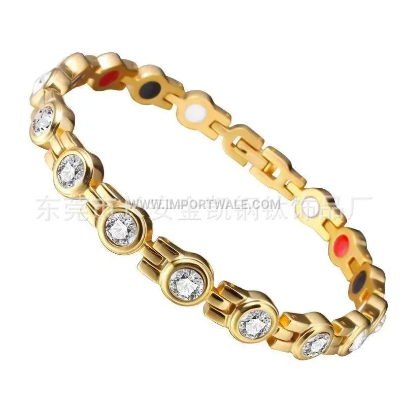 Stainless Steel Bio Magnetic Chain Bracelet for Women