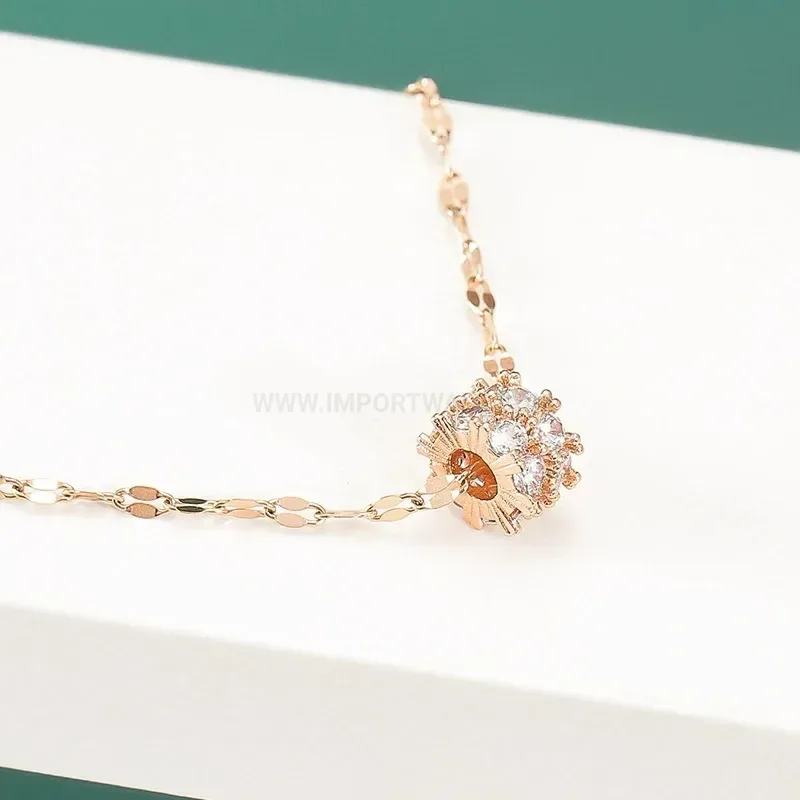 Premium Titanium Steel Hourglass Pendant Necklace