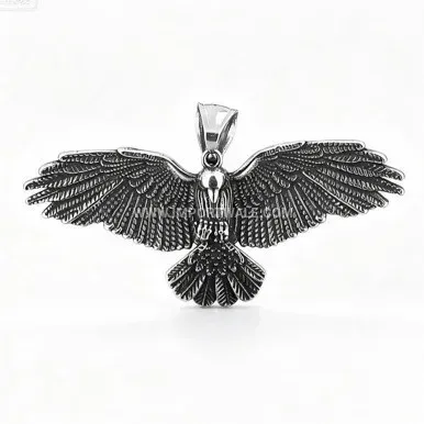 Vintage Eagle Wing Stainless Steel Pendant