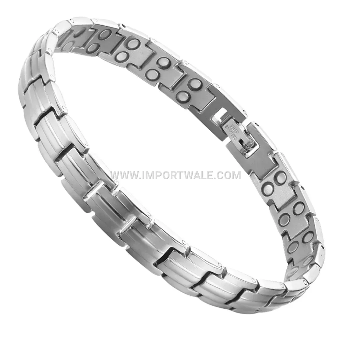 Minimalist Geometric Stainless Steel Magnetic Bracelet