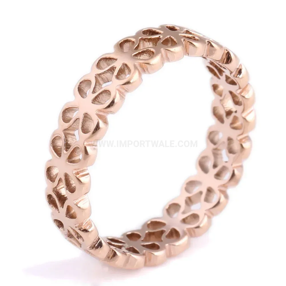 Premium Cutout Four Heart Stainless Steel Minimalist Ring