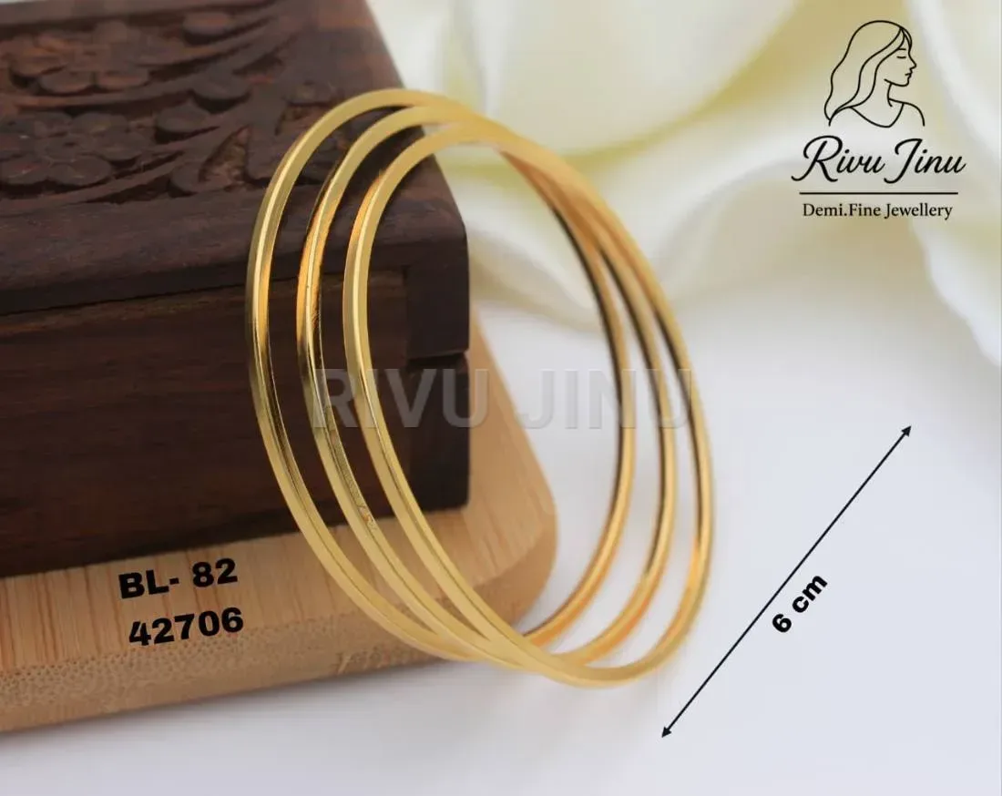Refined Stainless Steel Stacking Bangle Set