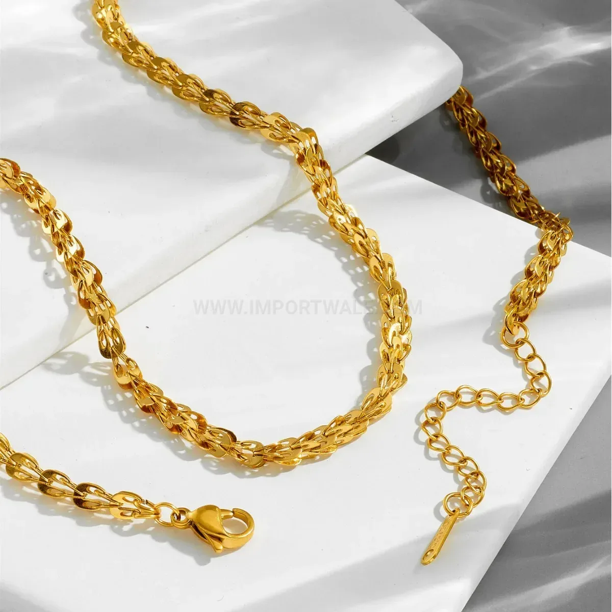 Elegant Titanium Steel Phoenix Tail Chain Jewelry Set