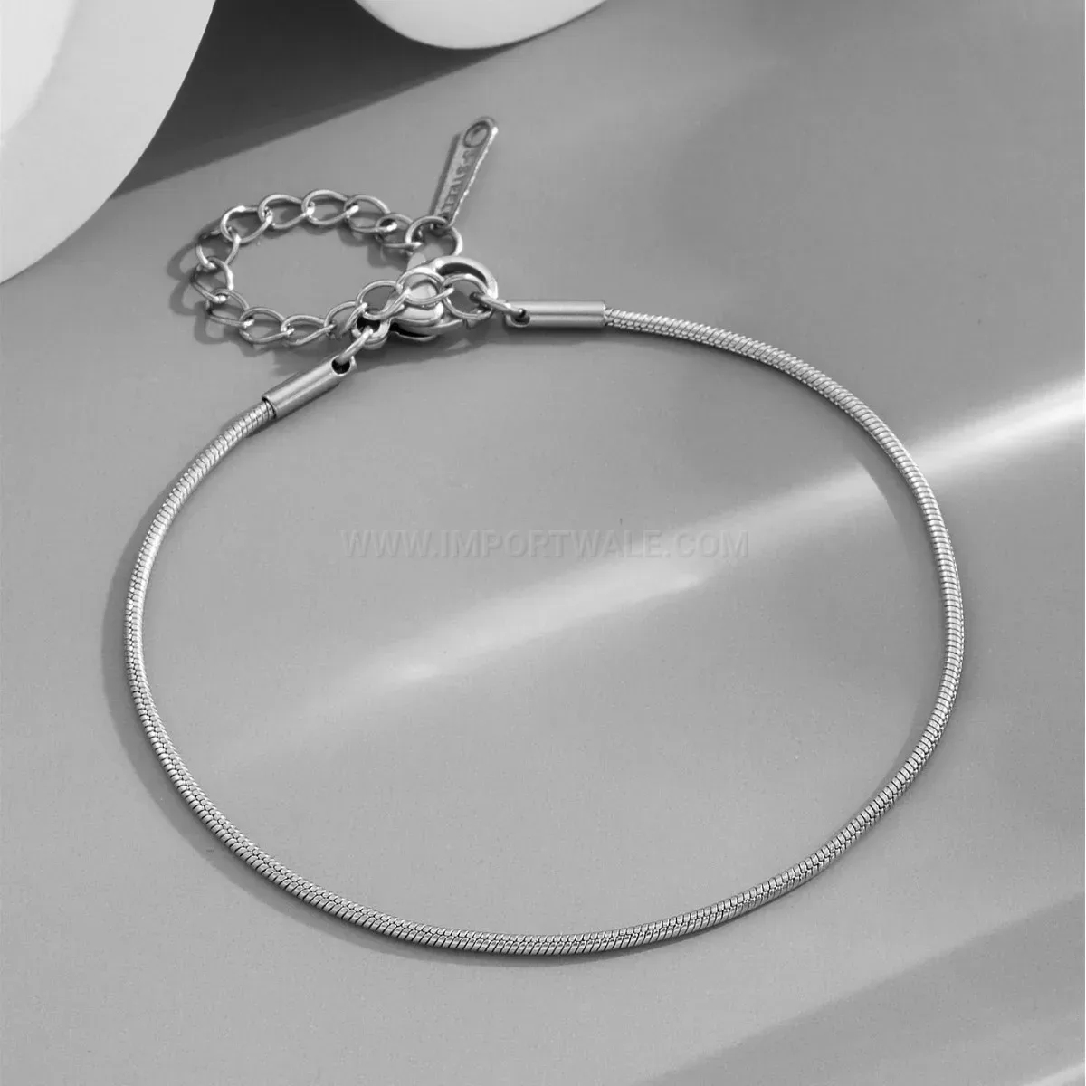 Trendy Minimalist Titanium Steel Snake Chain Bracelet