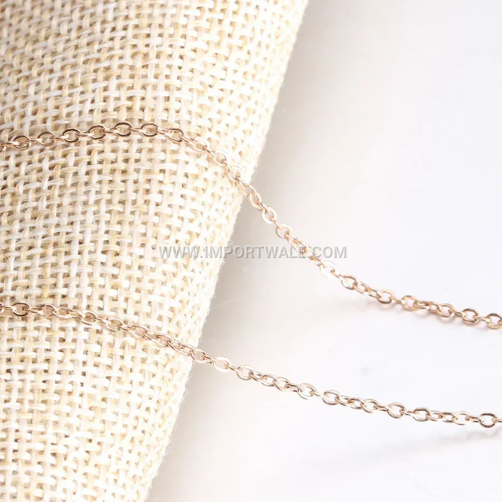 Two-Tone Square Spliced Stainless Steel Layered Collar Necklace