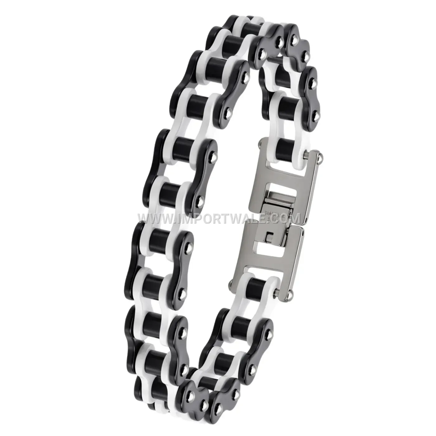 Heavy Industrial Stainless Steel Motorcycle Link Chain Men's Bracelet