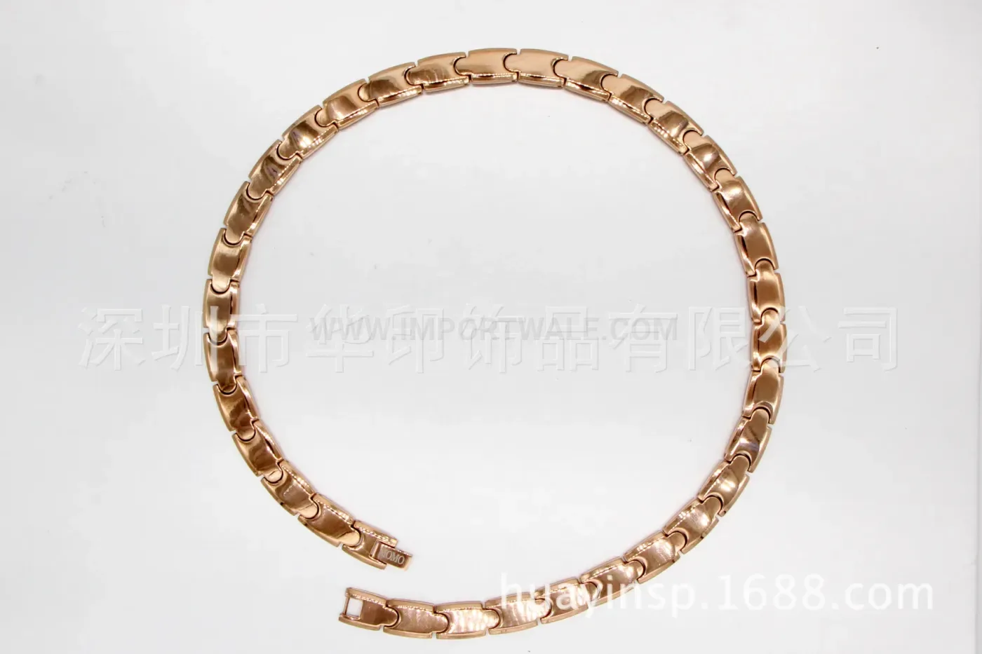 Stylish Pure Titanium Bio Magnetic Links Chain Necklace