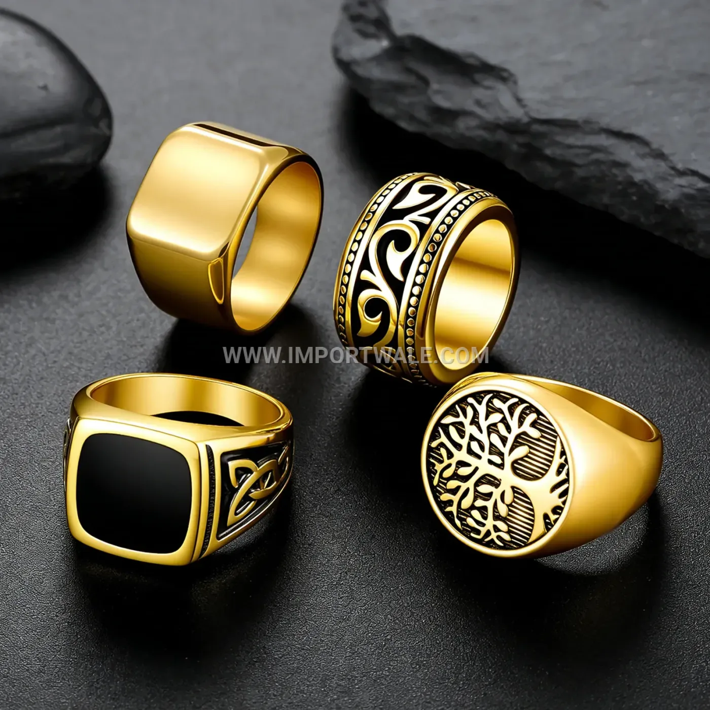 Celtic Triquetra Node Stainless Steel Cast Ring