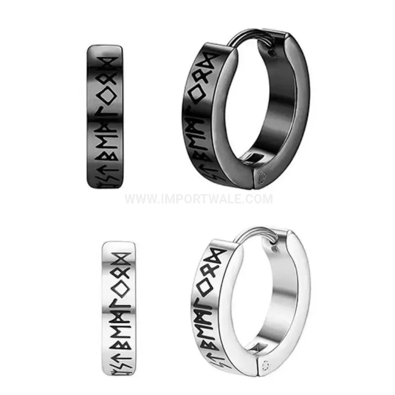 Bold Minimalist Round Stainless Steel Hoop Clip On Earrings