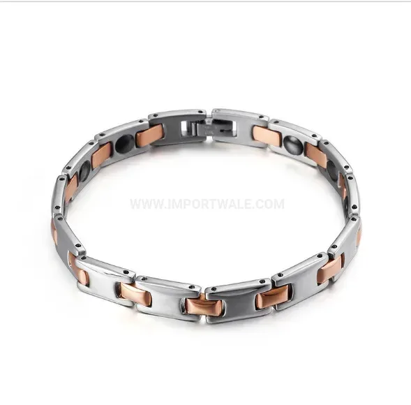 Fashion Tungsten Carbide Bio Magnetic Link Bracelet