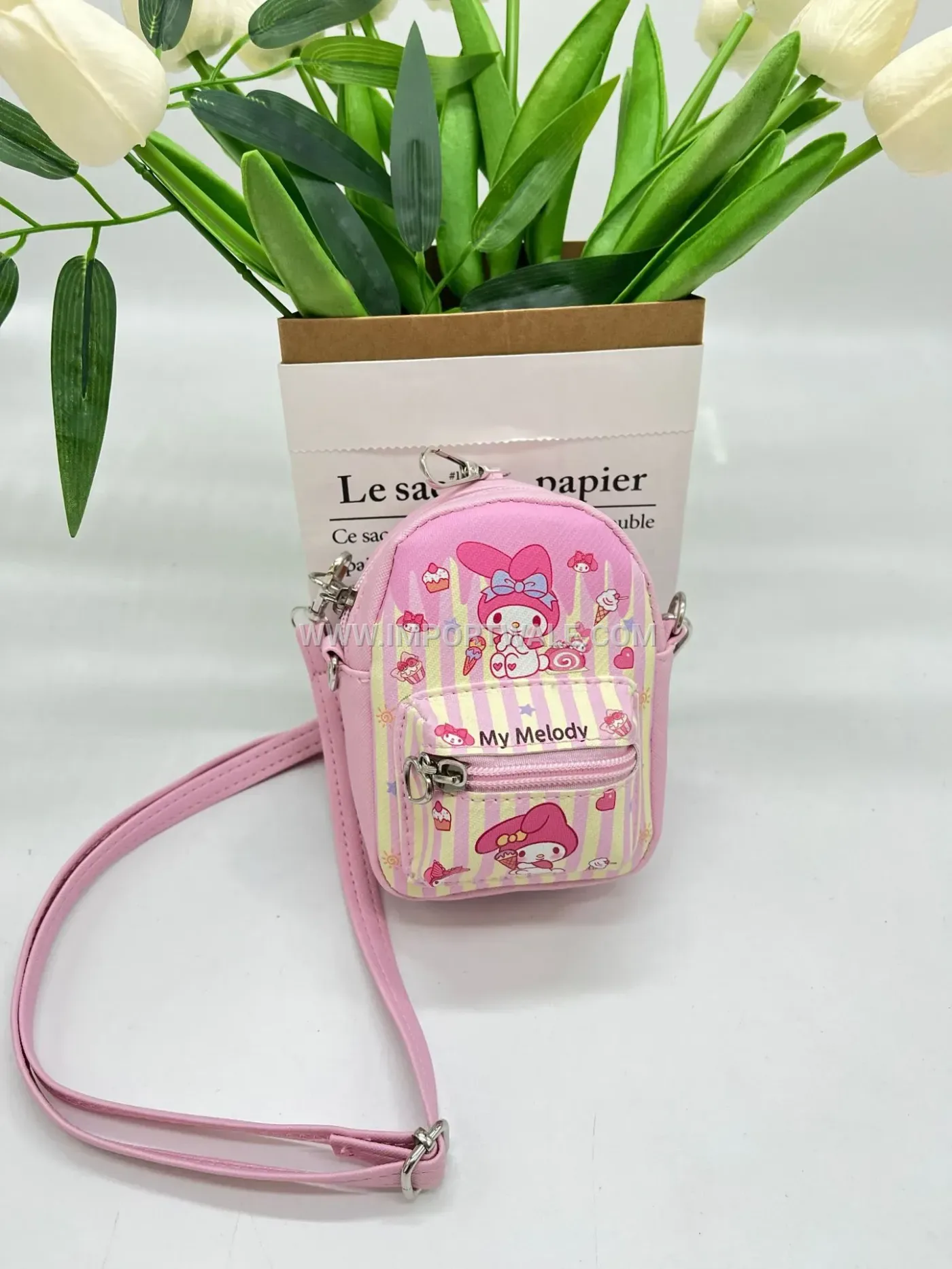Mini Backpack Earphone Pouch Charm