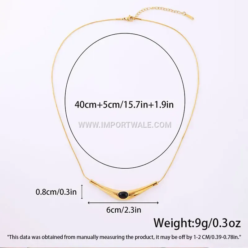 Sleek Stainless Steel Heart Pendant Snake Chain Necklace for Women